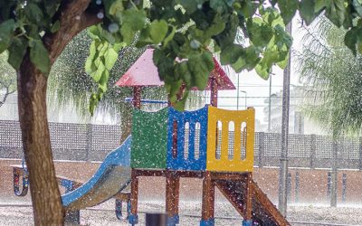 How Do Different Playground Surfaces React When Wet?